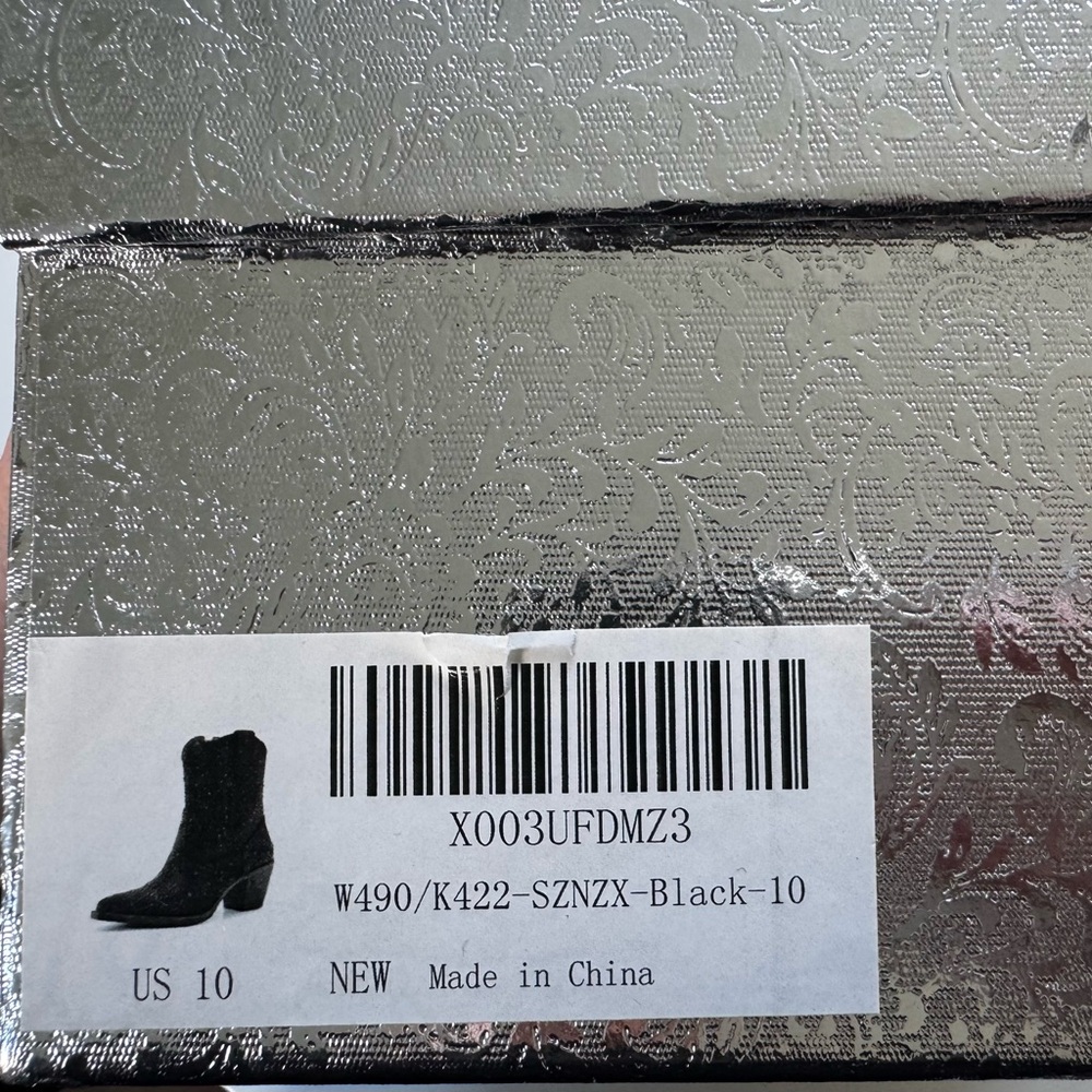 Women's Rhinestone Cowboy Boots - Picture 6 of 6